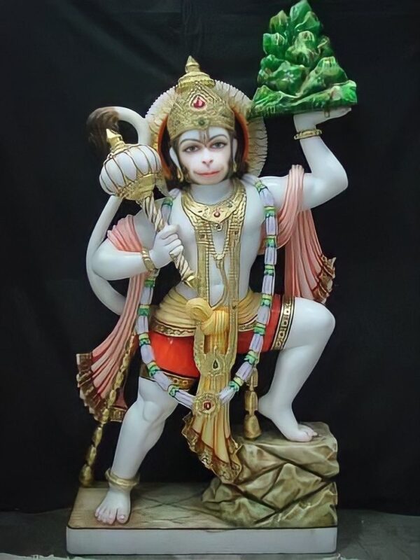 Hanuman Ji 9" | Swiss White (Imported)