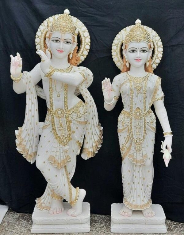 Radha Krishna 24" | Swiss White (Imported)