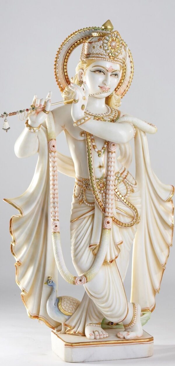 Iskcon Radha Krishna 15" | Swiss White (Imported)