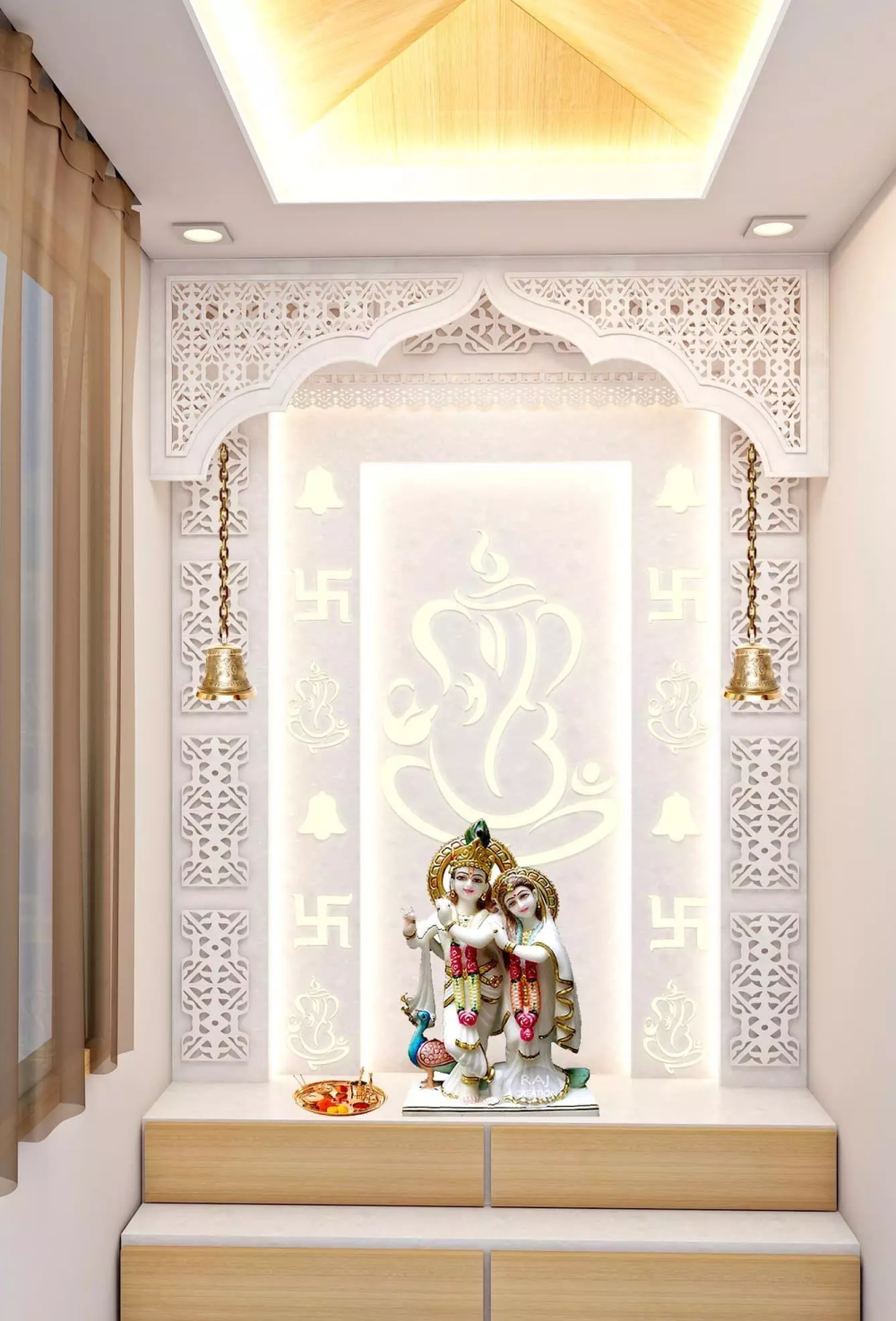 A quintessential pooja room