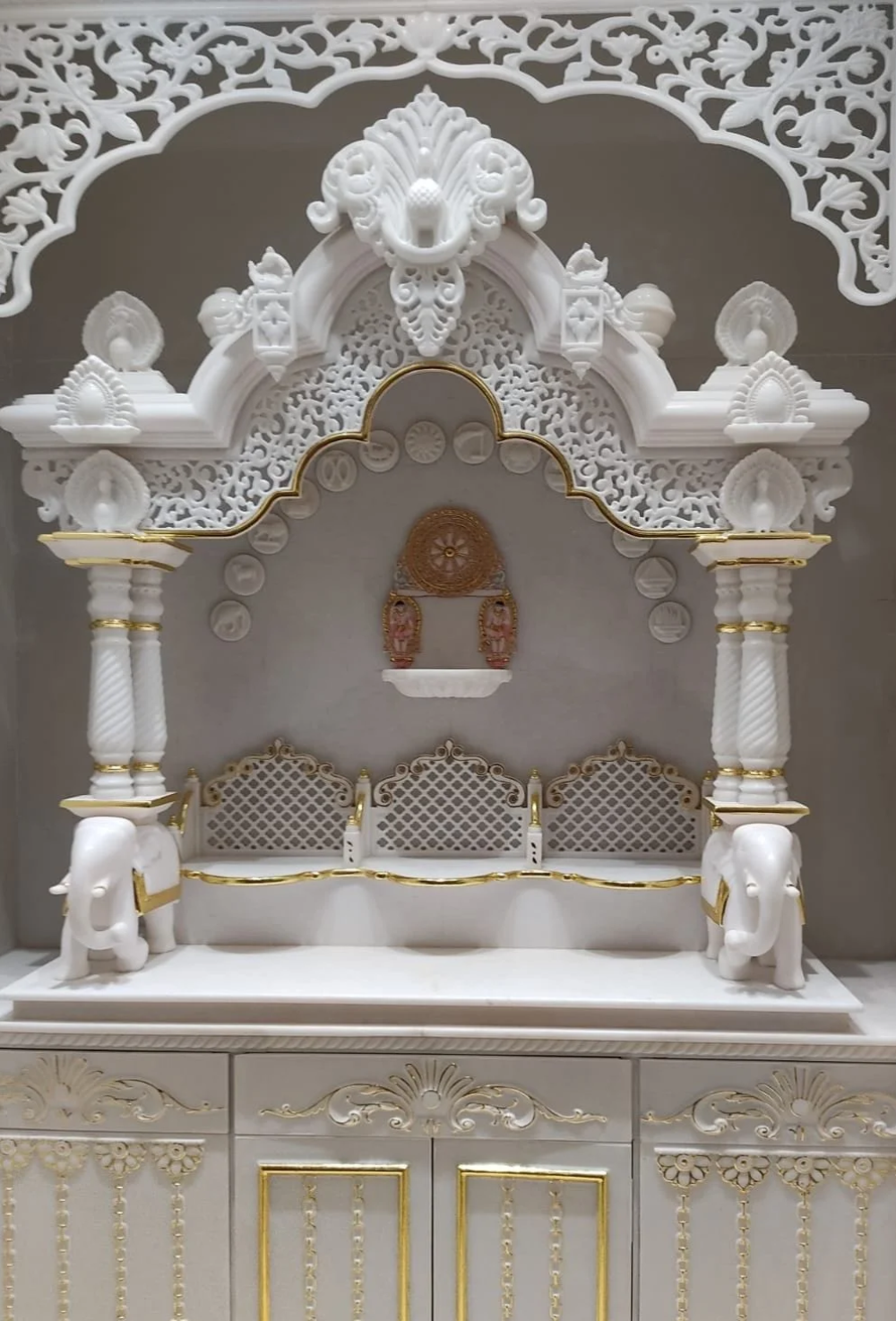 Buy Indoor Marble Temple - Elegant Marble Mandir for Home India